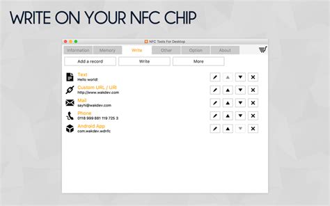 Simple Software for reading and writing NFC Tags on Linux